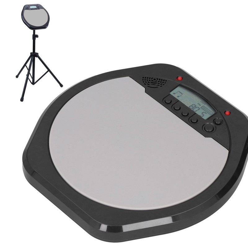 8in Drum Metronome Digital LCD Analog Electronic Percussion Beat Rhythm