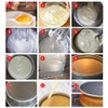 Flunyina 8 Packs 4" Aluminium Round Cake Pan Chiffon Cake
