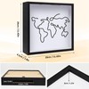 ZEEYUAN 12x12inch Travel Adventure Archive Box Life in a Box