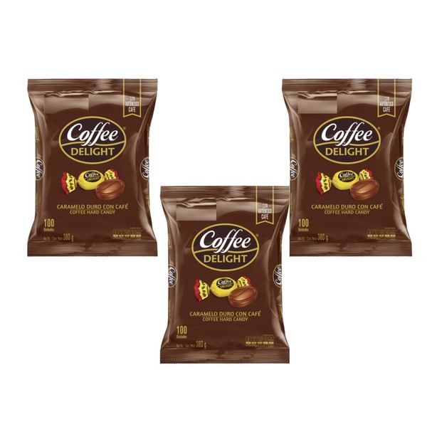 Coffee Delight Hard Candy Flavored Candies Made w/Real Colombian Coffee,