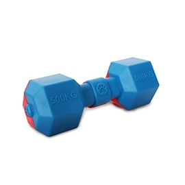 Pet Life ® Dumbbell Durable Water Floating Chew and Fetch Dog Toy