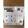 Swiss Design Wireless Body Fat Analysis Glass Bath Scale New