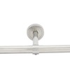 2 Pack Ceiling Mount Bracket, Stainless Steel Wardrobe Pipe Bracket