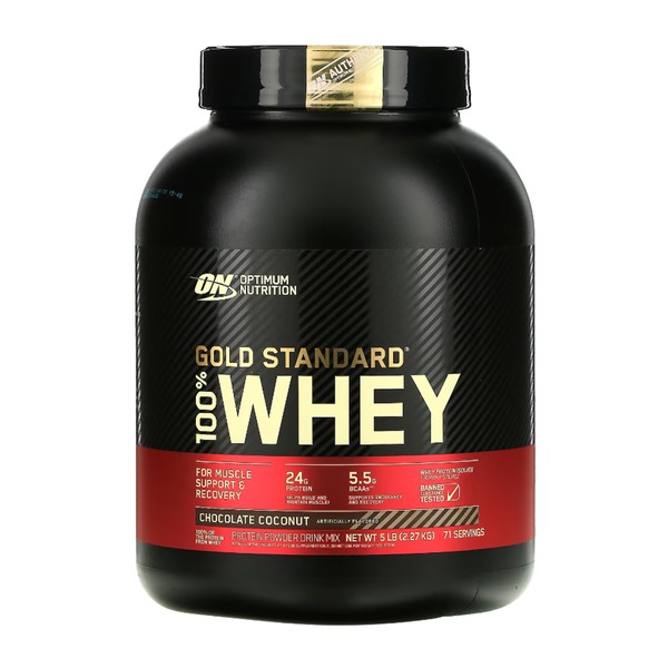 Optimum Nutrition 100% Gold Standard Whey Chocolate Coconut 5lbs