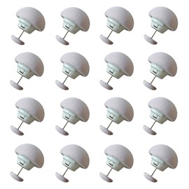 YFFSFDC 16 Pcs Duvet Clips, Sheet Clips, Bed Sheet Fasteners, Duvet Fixer, Cute, Mushroom Shape, Lightweight, Compact, Anti-Slip, Easy to Install (Gray)