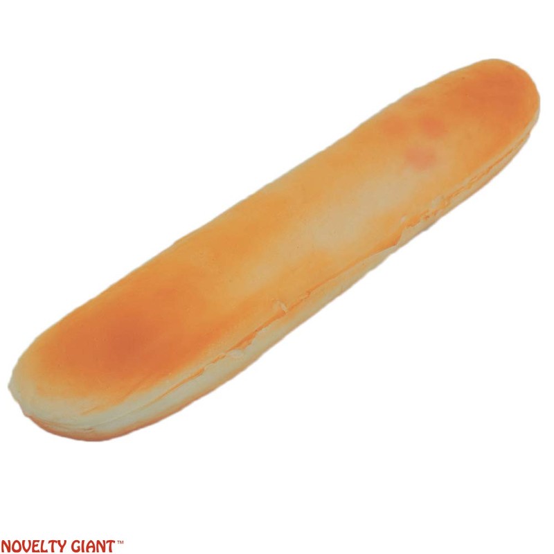 Fake French Baguette Loaf Squeezable Foam Bread 2 PK