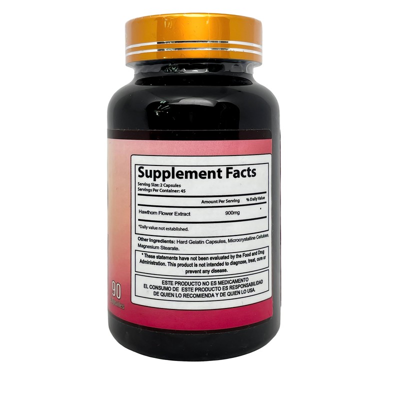 Productos El Colibri Espino Blanco (Hawthorn Flower Extract) 900mg