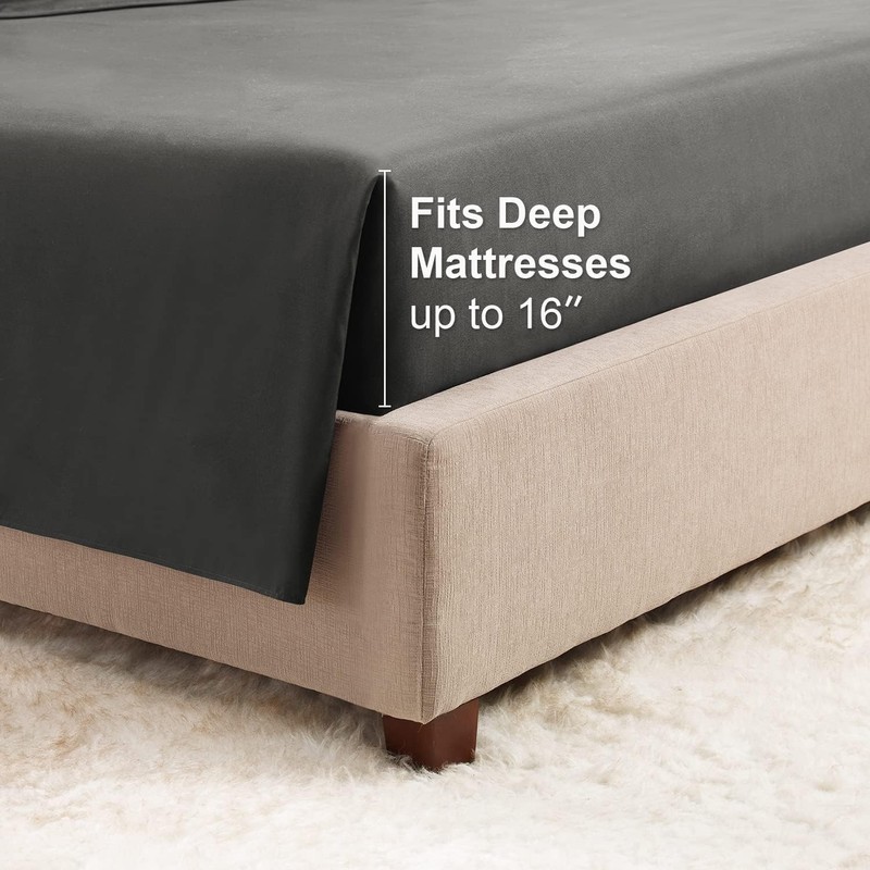 Empyrean Bedding Split King Sheets Set - 110 GSM 7