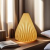RONDURE 9.1" Bedside Table Lamp, Ceramic Lamp for Bedroom Nightstand,