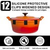 12pcs Dutch Oven Lid Protector Clips, Thickened Cookware Protectors for