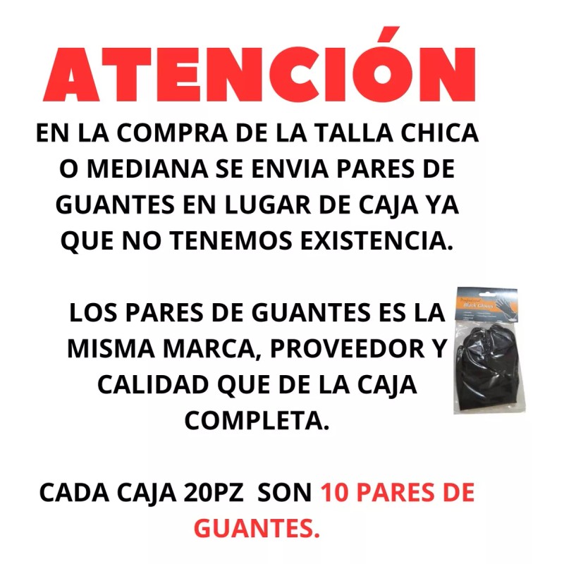 Professional black gloves 4 Cajas De Guantes Latex Negro Reutilizable