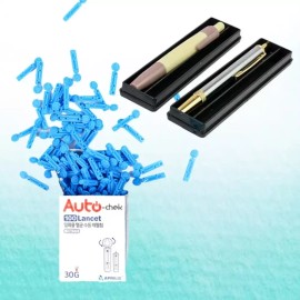 채혈 급체 사혈침 사혈기 [3-일회용 사혈침100p] Blood collection acute bloodletting lancet device [3-Disposable bloodletting lancets 100p]
