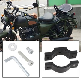 SG Store 2pcs Motorcycle Light Mounting Bracket Clamps Aluminum Alloy Light Bar Holder Clamp Fit 18-35mm Diameter Motorcycle Bicycle Pipes Tubes Black