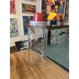 STOLI MASON JAR COCKTAIL SHAKER With Lemon/Lime Strainer Top Cap 9" NEW