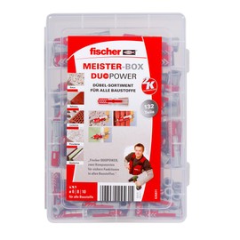 Fischer 535971 Master Box Duo Power Universal Dowel Pack of 132)