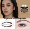 Waterproof Eyebrow Seal Stamp Powder,Eyebrow Stamp,Eye Brow Stencil,Eyeb-Row Powder,Natural Makeup