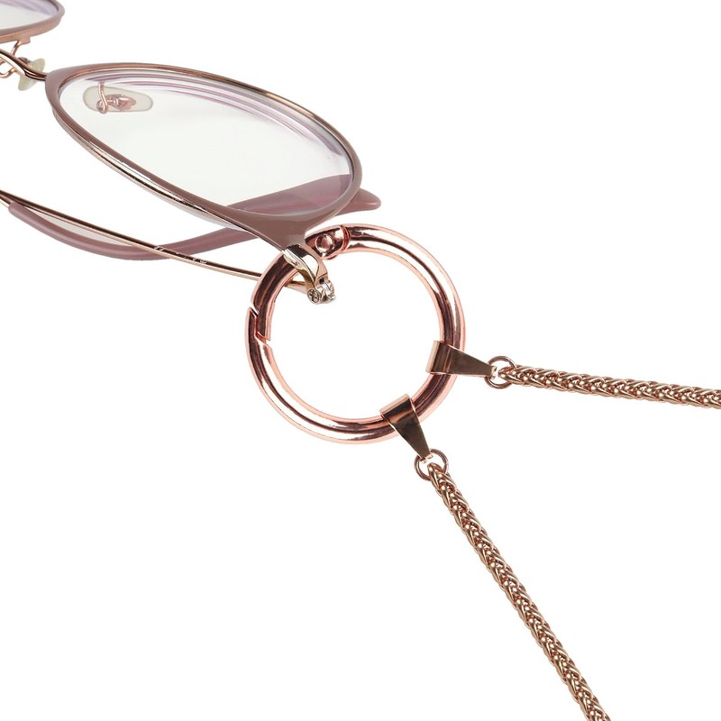 Guran - Cadena antipérdida de acero inoxidable para anteojos de