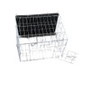 White Dog Crate Folding Metal Dog Crate with Sky Door