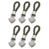uxcell 6 Pcs Tea Towel Clips with Cotton Loop for