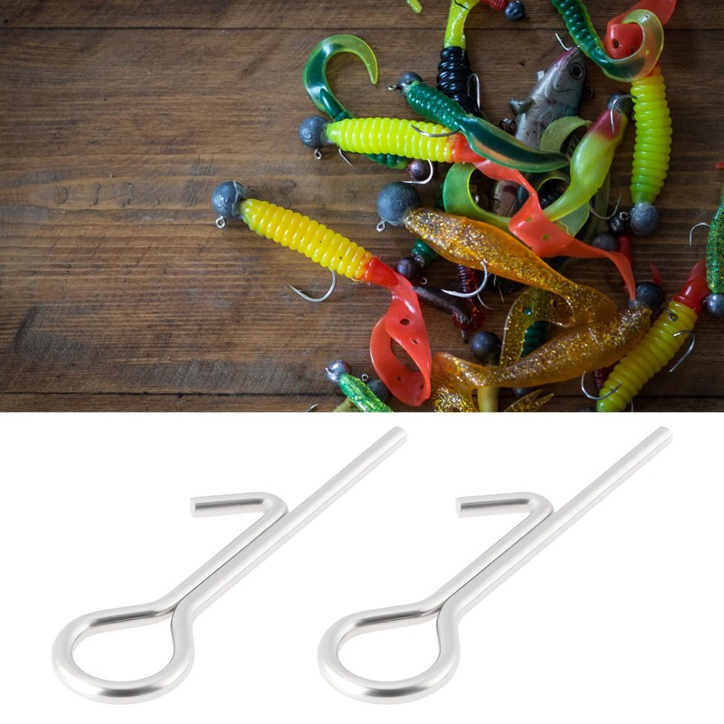 YINETTECH 100pcs 18.8mm Fishing Stinger Spikes Connecting Pins Needle for