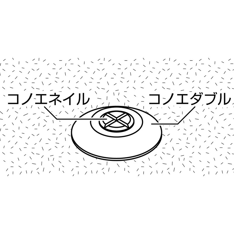 Shinwa Rules 76987 Konoe Nail No. 1 50 Pieces