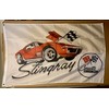 corvette stingray cartoon banner