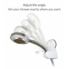 Pump&fix 45 Degrees Adjustable Handheld Shower Head Holder Suction Cup