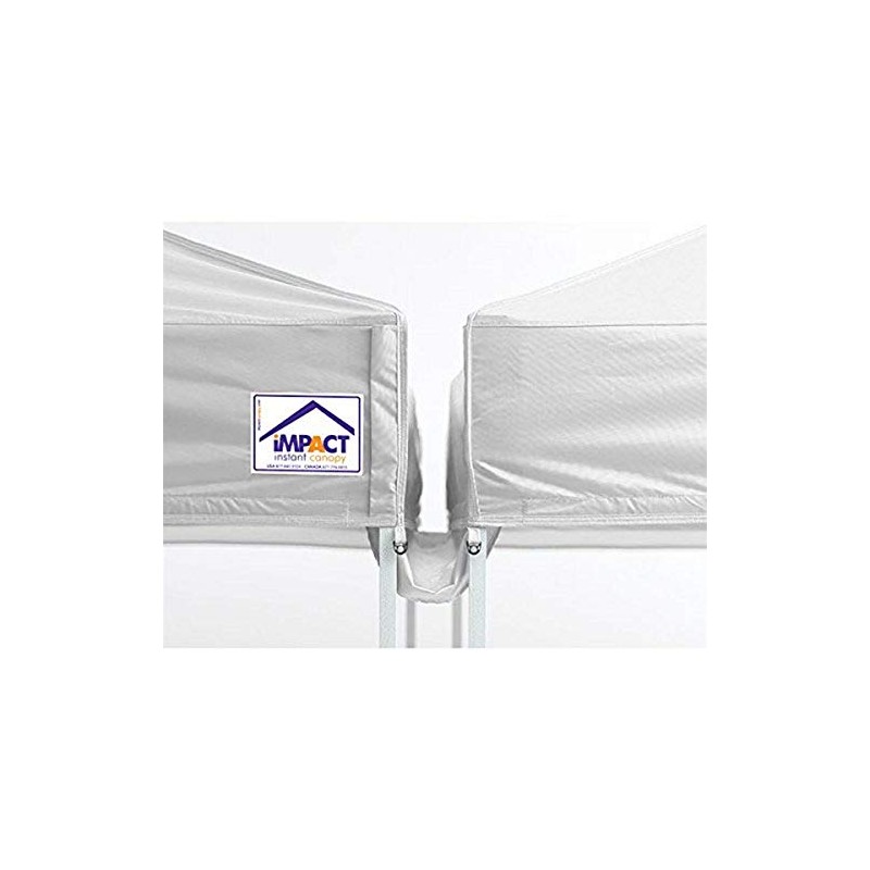 Impact Canopy 10-Foot Canopy Tent Rain Gutter, White