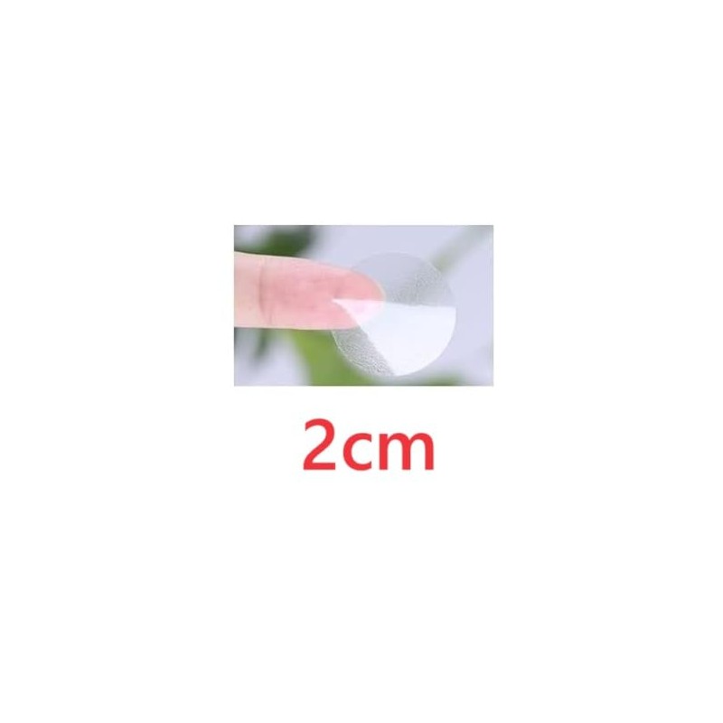 Sealing Sealing Seals, Transparent, 192 Sheets, 0.8 inches (2 cm),