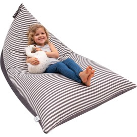 Unbranded Bean Bag Storage Extra Large Designer Beanbag Chairs for Kids Teens & Adults - Stripes