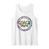 Coach Squad Retro Coach Appreciation Literacy Coach Womens Tank Top