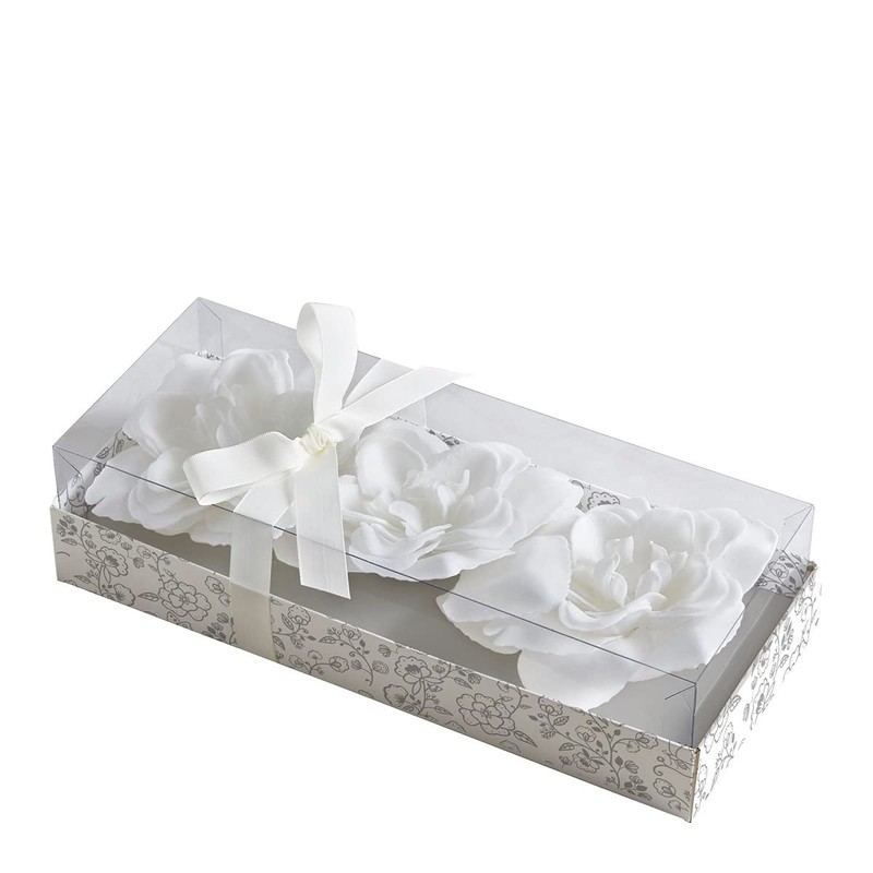 Mathilde M Set of 3 Soap Leaf Roses