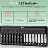 Bonai Rechargeable AA and AAA Batteries with Charger, 8 x