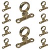 22mm Cast Brass Screw-On Pipe Bracket, Die-Cast Pipe Clip -