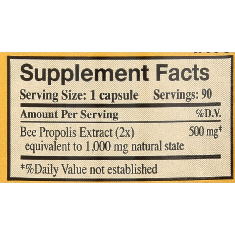 YS BEE FARMS Propolis 1000 MG, 90 CT