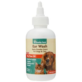 Overby Farm Ear Wash Liquid for Cats and Dogs, 118 ml