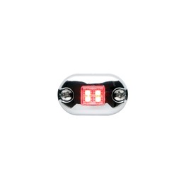 Whelen 0SR00FCR Oval Flashing LED Lighthead - Red
