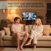Flomiara Zehentrenner und Zehenspreizer, weiche Zehenstrecker für gebogene Zehen, Silikon-Zehenspreizer