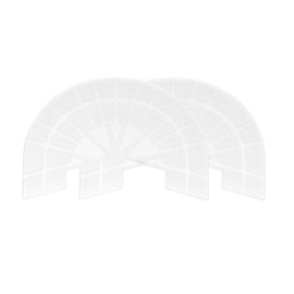 HARFINGTON 1pair Shoe Sole Protector for Sneakers Size 10-11 Self-Adhesive Non Slip Pad Heel Plates Repair for Men and Women, Transparent