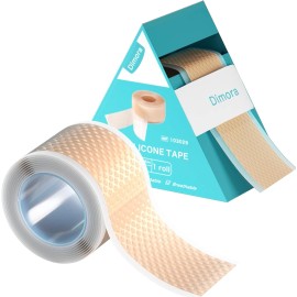 Dimora Silicone Medical Tape Hypoallergenic Pain-Free Removal Surgical Tape