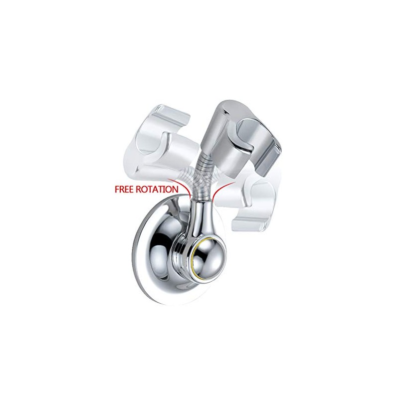 Shower Head Holder Suction Cup Handheld Bracket Adjustable Height Shower