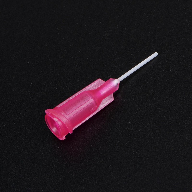 uxcell 50 Pcs 25G Plastic Dispensing Needles, 1/2" PP Glue