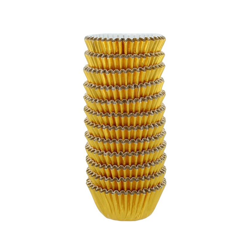 Culpitt Mini Baking Cases | Gold Petit Four Cases, Foil