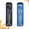 Reusable Travel Utensils Set with Case, 2 Sets Wheat Straw