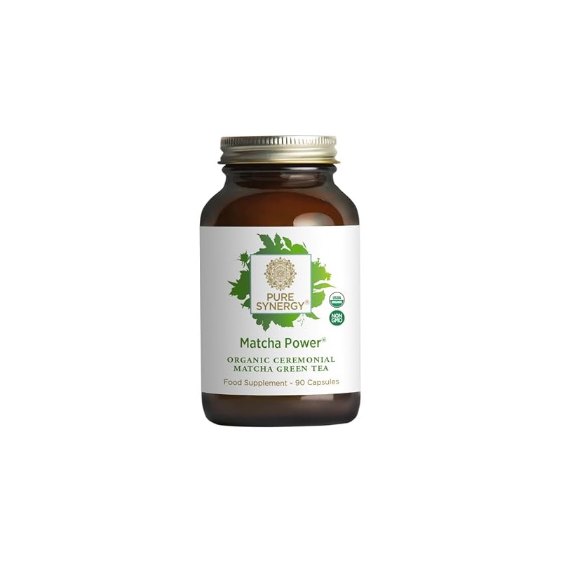 PURE SYNERGY Matcha Power - Organic Matcha Green Tea Capsules