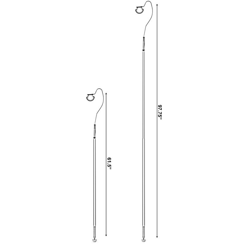 Telescopic Roof Gutter Cleaner Wand with Extendable Pole for Cleaning