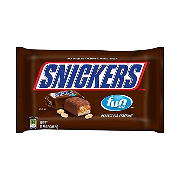 Snickers Fun Size Chocolate Bars, 10.59 oz (2 pack)