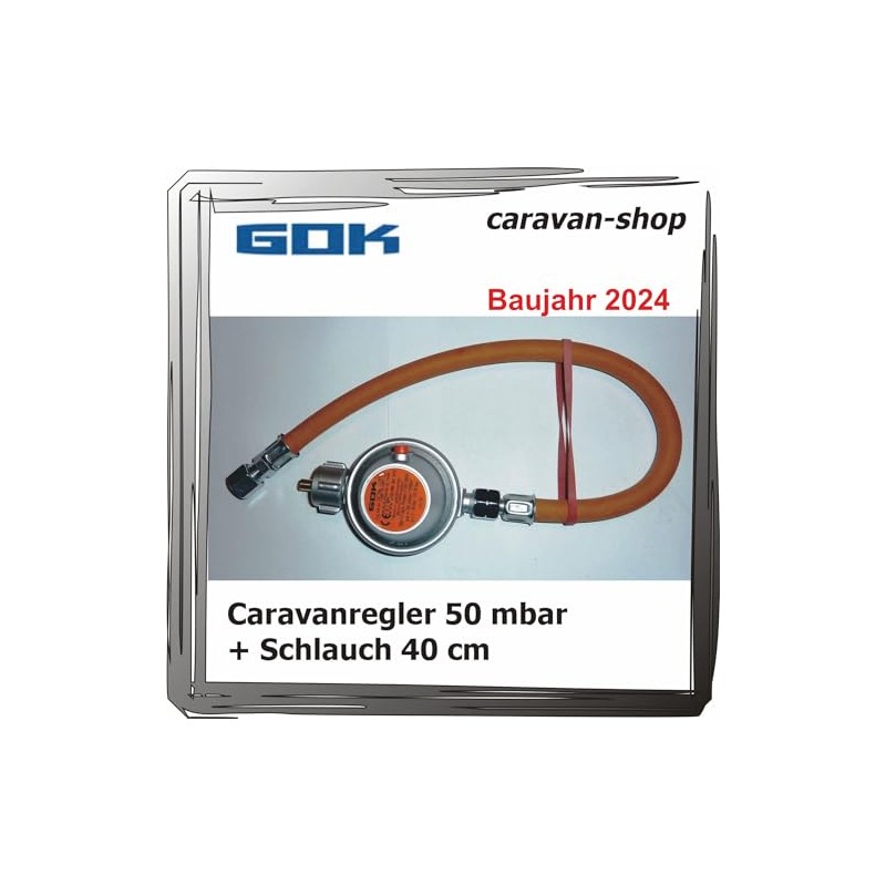 Generisch Gas Pressure Regulator with Safety Function 50 mbar +