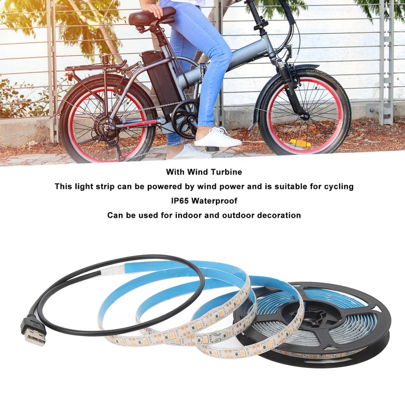 LED Strip Light with Wind Turbine 3 Meter Long IP65