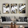 Zessonic Black and Gold Wall Art, Abstract Framed Canvas Print